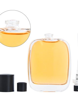 Wholesale Vintage Square Glass Spray Bottle, 30ml-100ml Empty Perfume Bottles - Image 4