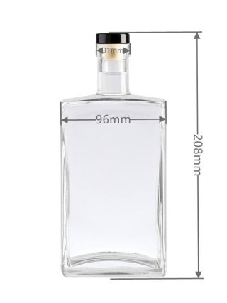 Wholesale 700ml Brandy Glass Bottles BC294 - Image 7