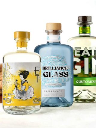 Transparent Round Empty Super Flint Glass Liquor Bottle - Image 4