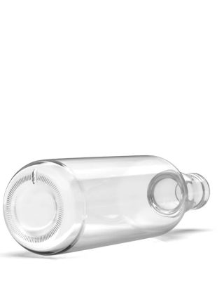 375ml Glass Whiskey, Rum, and Vodka Bottles with Cork - Image 3
