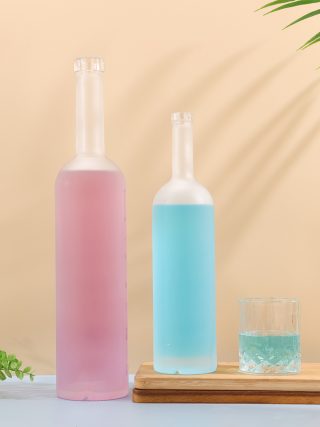 Alternative view of Extra Large 1.75L Glass Vodka Bottle with Screw Lid BC301