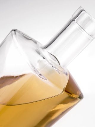 Alternative view of Custom 200ml 375ml 500ml 750ml 1000ml Transparent Circular Super Flint Glass Liquor Bottle