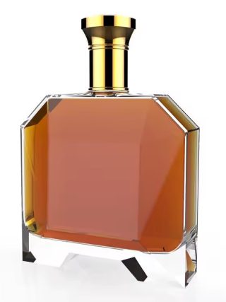 500ml and 750ml Square Glass Bottles for Brandy, Whiskey, and Vodka Packaging