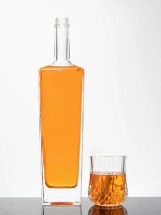 Alternative view of 750ml (25.4oz) Flint (Clear) Glass Liberty Spirits Bar Top