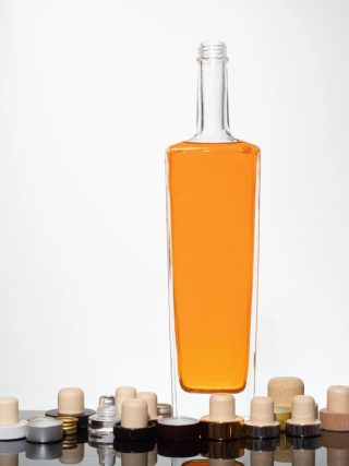 750ml (25.4oz) Flint (Clear) Glass Liberty Spirits Bar Top - Image 3