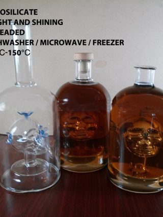 Wholesale 750ml Skull Vodka Bottle BC139 - Image 3