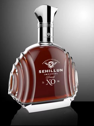 Alternative view of 700ml Clear glass bottles for Brandy With Stopper