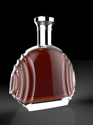 700ml Clear glass bottles for Brandy With Stopper - Image 4