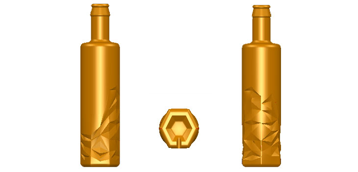 Glass bottle mold