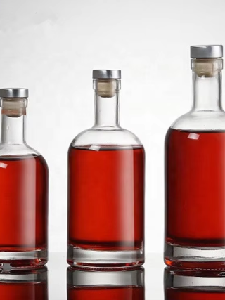 Spot Goods: 500ml, 700ml, 750ml Super Flint Transparent Alcohol Bottle - Image 4