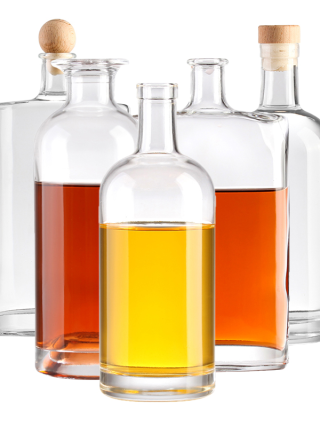Spot Goods: 500ml, 700ml, 750ml Super Flint Transparent Alcohol Bottle - Image 3