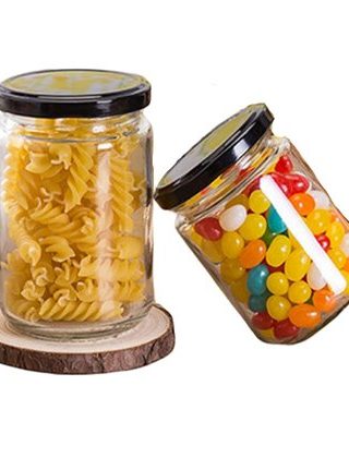 Bulk Round Glass Containers Glass Jars with Lids - Image 6