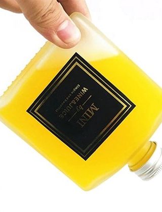 Rectangular Glass Beverage Bottles - Image 4