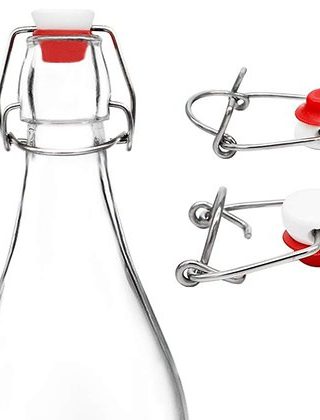 Swing Top Beverage Glass Bottles - Image 4