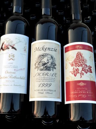 Alternative view of Wine Label: Customized Hot Stamped Design for Wine Bottle Stickers